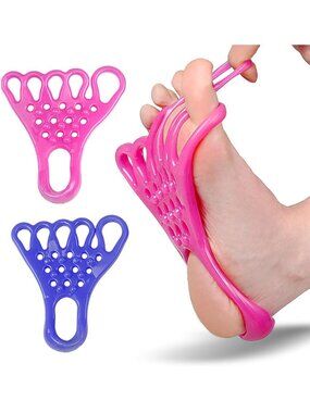 Toe Resistance Bands Toe Stretcher Strengthener Loop for Yoga Pilates Feet